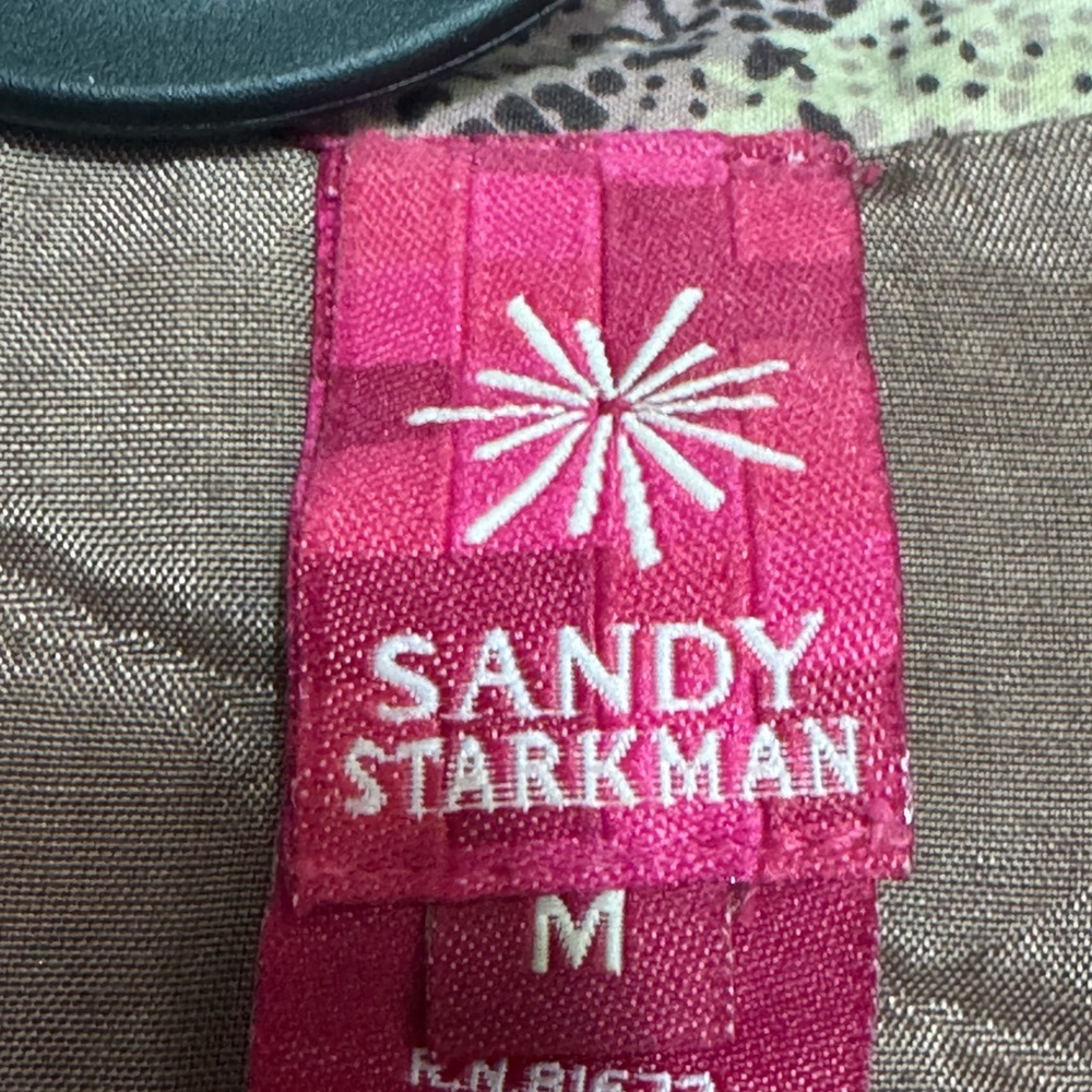 Sandy Starkman Boho Patchwork Floral Embroidered … - image 6